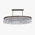 Triple Oval Ribbon Chandelier
