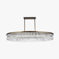 Small Double Drum Oval Chandelier