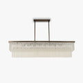 Rectangular Two Tier Chandelier